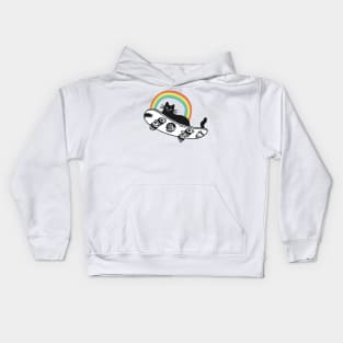 Jumping Cat Kids Hoodie